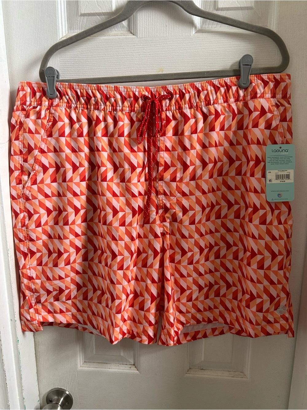 Laguna Swim Men’s Volley Swim Trunks 2XL NEW